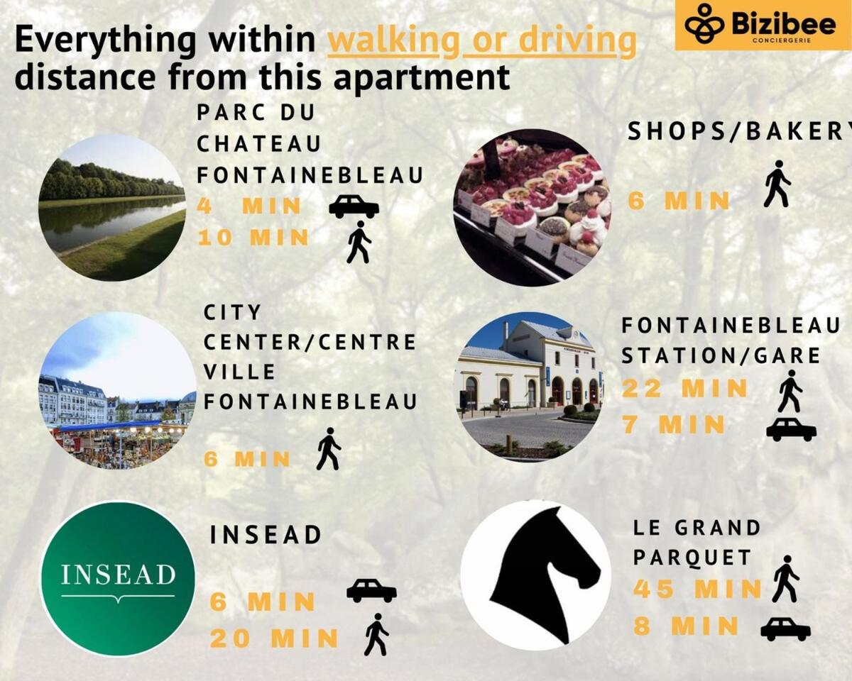 Appartement Le Saphir Easy Parking Comfort à Fontainebleau Extérieur photo